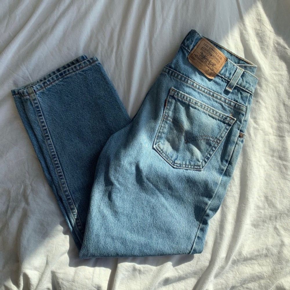 Vintage orange tab Levi jeans